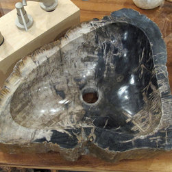 Petrified Wood Vessel Sink - Bathroom Sinks