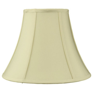 With Lining Bell Premium Lampshade 7"x14"x11", Eggshell