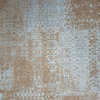 Blue Gray bronze vintage Rug carpet Moroccan boho Wallpaper, 8.5'' X 11'' Sample