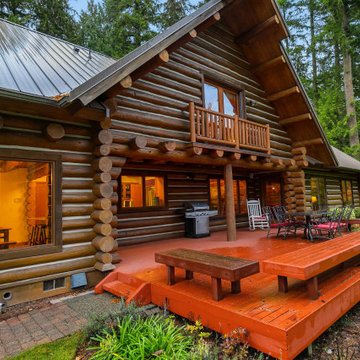 Woodland Log Home