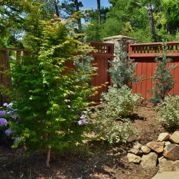 Spacious Garden with patio and lawn