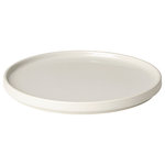 blomus - Pilar Dessert Plate, Set of 4, Moonbeam/Beige, 8" - Give your desserts the grand entrance they deserve with the PILAR plates. Simple yet beautifully designed, these plates feature a grooved edge that allows you to get a firm grip while serving up your cakes, cookies and muffins. When mealtime is over, these plates stack easily in your cabinet or sideboard.