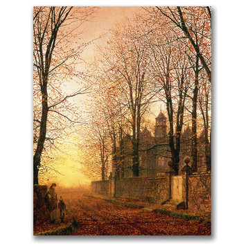 'In the Golden Olden Time' Canvas Art by John Grimshaw