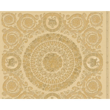 Textured Wallpaper Baroque Classical Graphics Modern Ornament, 370554