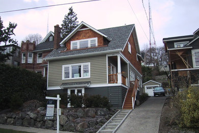 Craftsman exterior home idea in Seattle