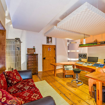 Castle Mastering Studio. Featuring Arqen acoustic diffusers built into the walls