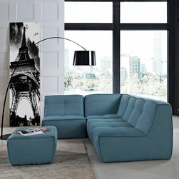 Align Sea Fabric Sectional Sofa Set - $1820.21 - Living Room Furniture Sets