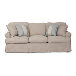 Sunset Trading Horizon Sofa - Slip Cover Set Only - Linen - Slipcovers And Chair Covers