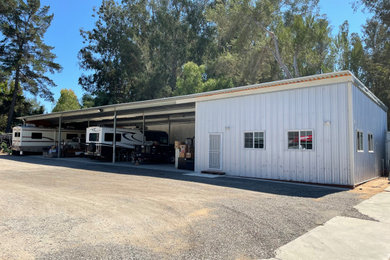 Inspiration for an industrial garage remodel in San Luis Obispo