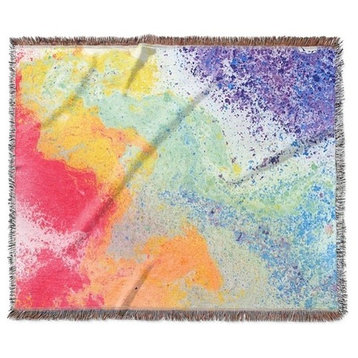 "Rainbow Marble" Woven Blanket 60"x50"