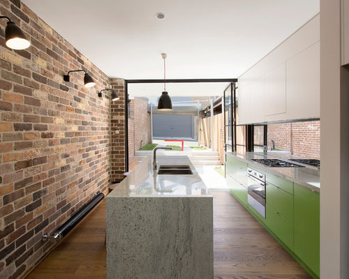 Industrial Kitchen Design Ideas & Remodel Pictures | Houzz