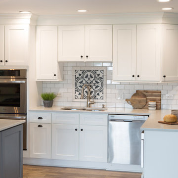 White Kitchen Remodel in Hampshire