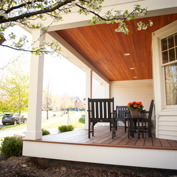 Classic Ipe Porch with Douglas Fir Ceiling