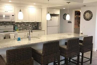 Example of a trendy kitchen design in Miami