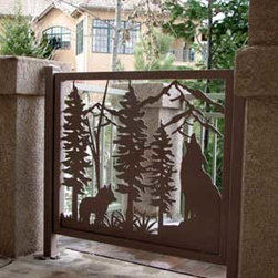 Custom Gates for Porch Entrance - Home Fencing And Gates