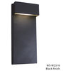 Modern Forms Hiline LED Wall Light, Black, 16"