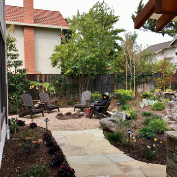 Fire pit sitting areas