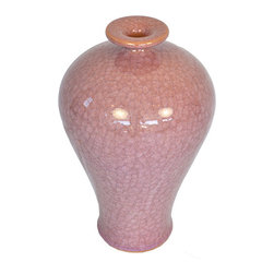 Trovare Home Rose Ceramic Crackle Vase - Products