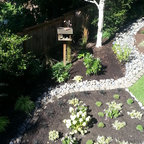 Front Concrete and Stone Steps in Minneapolis - Transitional