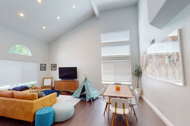 Example of a living room design in San Diego