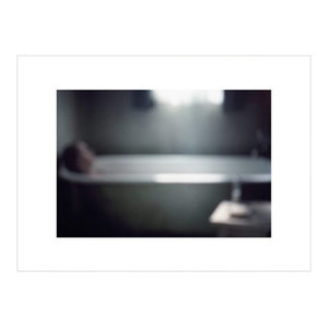 "The Lady in the Bathroom" Print by Francois Fontaine, 50x70 cm