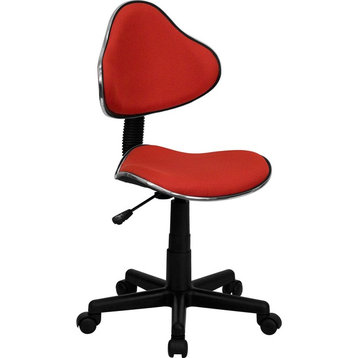 Flash Furniture Red Fabric Ergonomic Task Chair