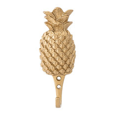 Bloomingville Gold Metal Pineapple Hook