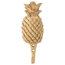 Bloomingville Gold Metal Pineapple Hook