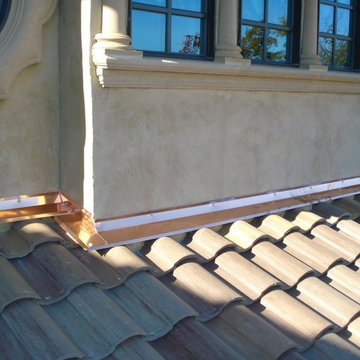 Copper flashing