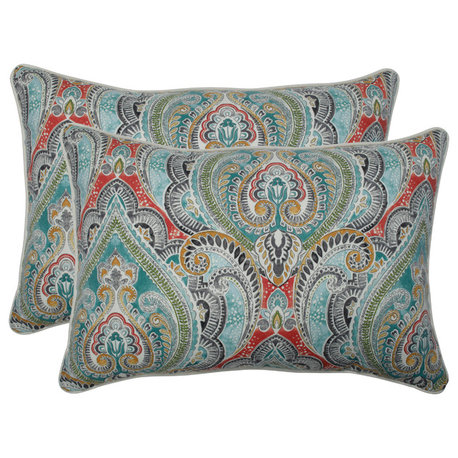 Pretty Witty Reef Oversized Rectangular Pillows, Set of 2, 24.5"x16.5"x5"