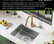 Dex 21" Undermount Stainless Steel 1-Bowl 16 gauge Kitchen Sink