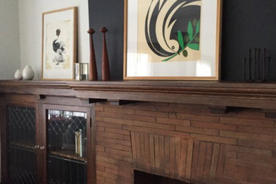 Example of a danish living room design in Chicago