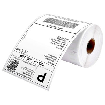4x6 Thermal Labels Shipping Direct Printer Adhesive (500 Roll) Commercial Grade