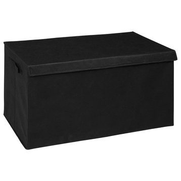 Niche Cubo Foldable Fabric Storage Trunk with Label Holder- Black