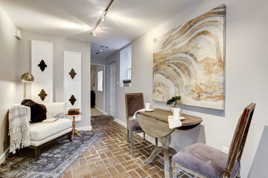 Inspiration for a transitional basement remodel in DC Metro