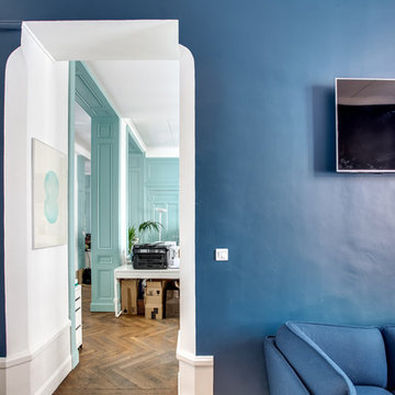 Vie en bleu dans une start up