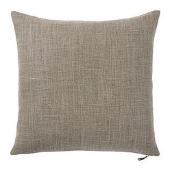 Pottery Barn - Libeco Linen Pillow Cover,24", Acorn - Decorative Pillows