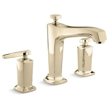 Kohler Margaux Deck-Mount Bath Faucet Trim, Vibrant French Gold