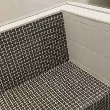 Transitional Bath - Tub to Shower Reno