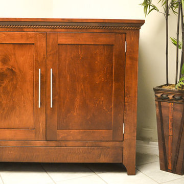 Automated TV Lift Cabinet in Solid Cherry (The Richmond)