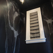 Great idea for chaulk board wall and altern