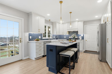 Kitchen - transitional kitchen idea in Other