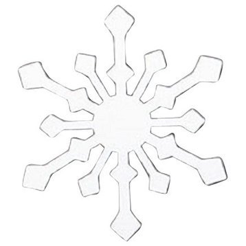 Snowflake Message Board Magnet Powder Coated