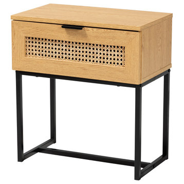 Bleu Mid-Century Modern Collection, End Table, 1-Drawer