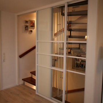 Offenes Wohnen mit Schiebetüren