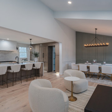 Sleek Elegance: Slim Shaker Cabinet Kitchen Renovation