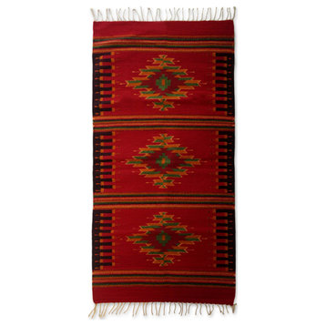 Oaxaca Colors Zapotec Wool Rug (2.5X5)