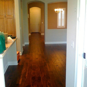 NEW HARDWOOD FLOORING AND ENTERTAINMENT CENTER