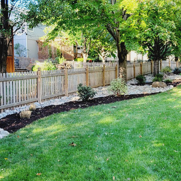 After Back Yard Fence Line