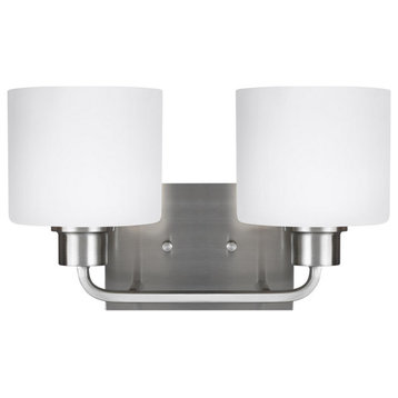Canfield Two Light Wall / Bath Brushed Nickel